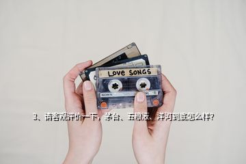 3、請客觀評價(jià)一下，茅臺(tái)、五糧液、洋河到底怎么樣？