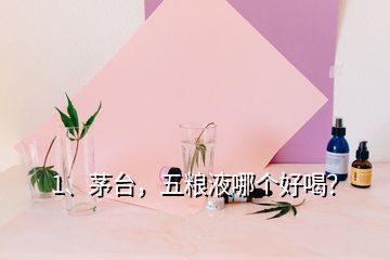 1、茅臺，五糧液哪個好喝？