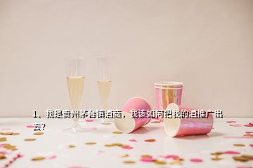 1、我是貴州茅臺鎮酒商，我該如何把我的酒推廣出去？