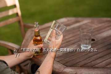 2、“五洋汾古郎”五大名酒一窩蜂漲價，白酒行業怎么了？