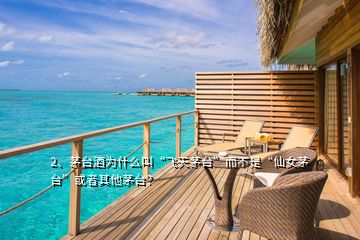 2、茅臺酒為什么叫“飛天茅臺”而不是“仙女茅臺”或者其他茅臺？