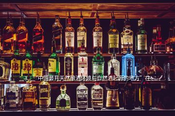 3、“中國最具天然釀酒環境與自然酒起源的地方”在哪？