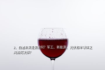 2、白酒未來走勢如何？軍工、新能源、光伏和半導(dǎo)體之間如何決擇？