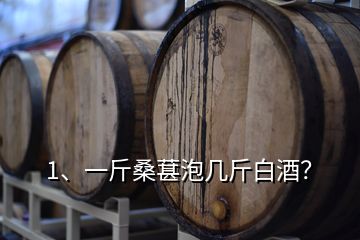 1、一斤桑葚泡幾斤白酒？