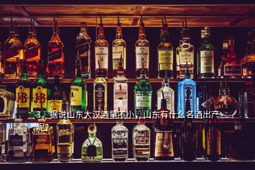 3、據(jù)說山東大漢酒量不小，山東有什么名酒出產(chǎn)呢？