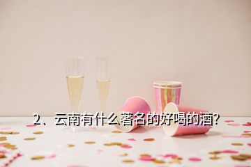 2、云南有什么著名的好喝的酒？