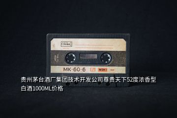 貴州茅臺(tái)酒廠集團(tuán)技術(shù)開(kāi)發(fā)公司尊貴天下52度濃香型白酒1000ML價(jià)格