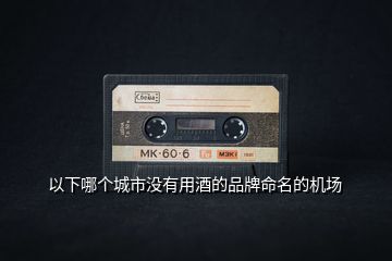 以下哪個城市沒有用酒的品牌命名的機場