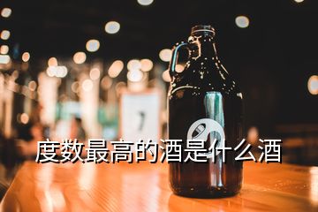 度數最高的酒是什么酒