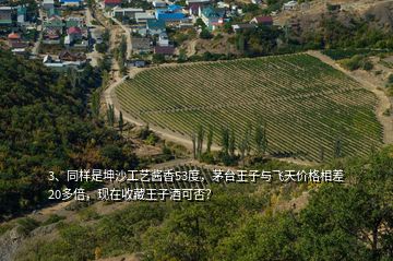 3、同樣是坤沙工藝醬香53度，茅臺(tái)王子與飛天價(jià)格相差20多倍，現(xiàn)在收藏王子酒可否？