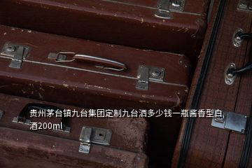 貴州茅臺鎮九臺集團定制九臺灑多少錢一瓶醬香型白酒200ml