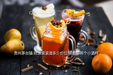 貴州茅臺鎮 財源滾滾酒多少價位 瓷瓶帶兩個小酒杯