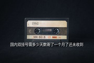 國內雙掛號需多少天數寄了一個月了還未收到