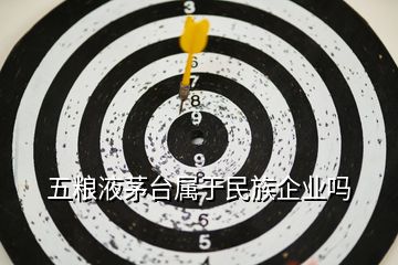 五糧液茅臺屬于民族企業嗎