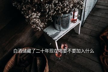 白酒儲藏了二十年現在喝要不要加入什么