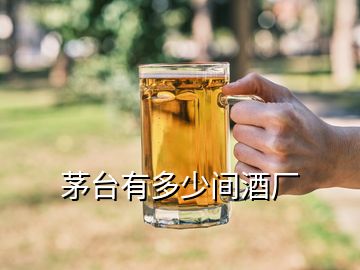 茅臺有多少間酒廠