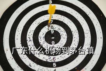 廣東什么機場到茅臺鎮