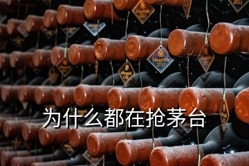 為什么都在搶茅臺(tái)