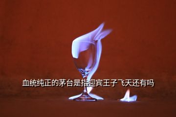 血統純正的茅臺是指迎賓王子飛天還有嗎