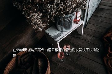 在99mi商城購(gòu)買(mǎi)茅臺(tái)白酒五糧液白酒他們發(fā)貨快不快購(gòu)物體
