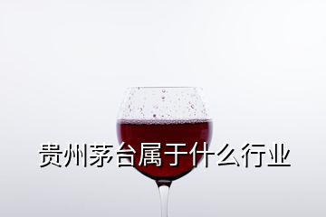 貴州茅臺屬于什么行業