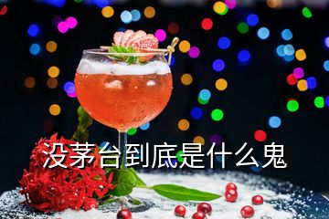 沒茅臺到底是什么鬼