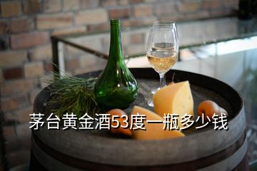 茅臺(tái)黃金酒53度一瓶多少錢(qián)