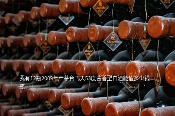 我有12瓶2009年產(chǎn)茅臺飛天53度醬香型白酒能值多少錢一瓶