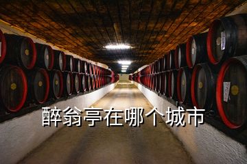 醉翁亭在哪個城市