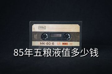 85年五糧液值多少錢