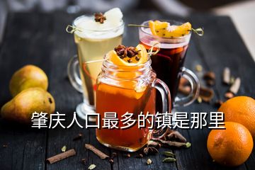肇慶人口最多的鎮是那里