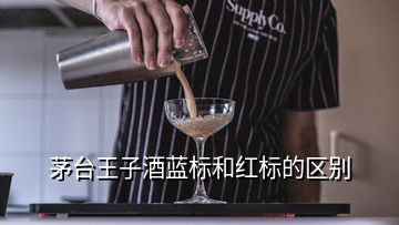 茅臺王子酒藍標和紅標的區別