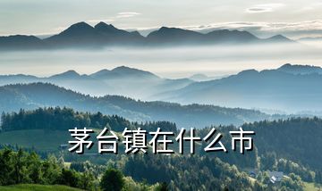 茅臺鎮在什么市