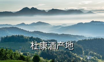 杜康酒產地