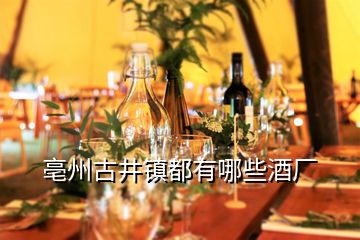 亳州古井鎮都有哪些酒廠