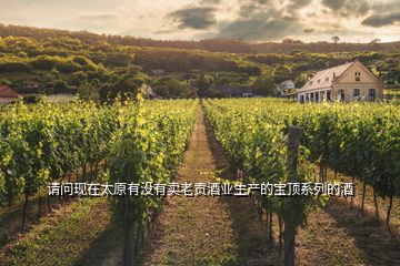 請(qǐng)問(wèn)現(xiàn)在太原有沒(méi)有賣(mài)老貢酒業(yè)生產(chǎn)的寶頂系列的酒