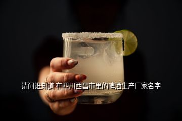 請問誰知道 在四川西昌市里的啤酒生產廠家名字