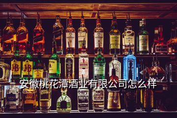 安徽桃花潭酒業有限公司怎么樣