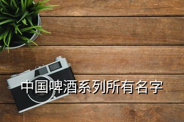 中國啤酒系列所有名字