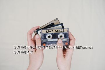 洋河股份為什么漲起來了洋河股份 業績2021請問002304洋河股份還可