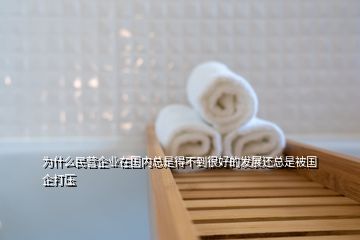 為什么民營企業在國內總是得不到很好的發展還總是被國企打壓