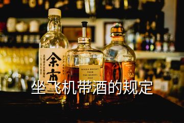 坐飛機帶酒的規定