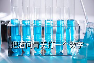 把酒問青天打一個數字