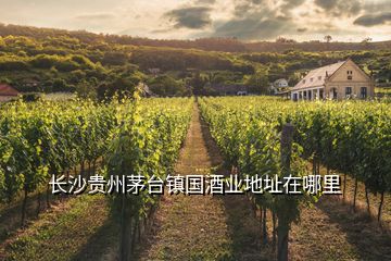 長沙貴州茅臺鎮國酒業地址在哪里