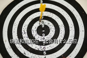 燒酒和鹽加在一起會有什么反應