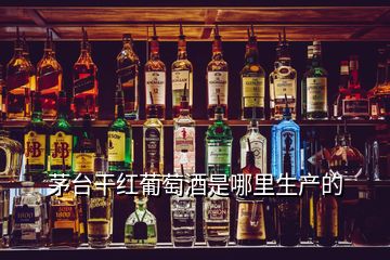 茅臺干紅葡萄酒是哪里生產的