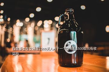 指數基金在交易日1500買入再下一個交易日1500取出有收益嗎