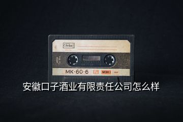 安徽口子酒業有限責任公司怎么樣