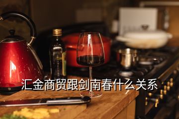 匯金商貿跟劍南春什么關系