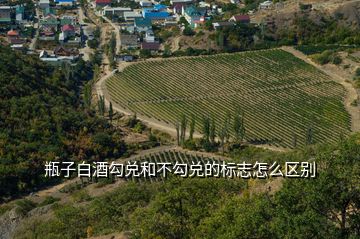 瓶子白酒勾兌和不勾兌的標志怎么區別